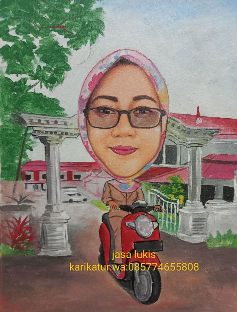 Tukang lukis karikatur 3