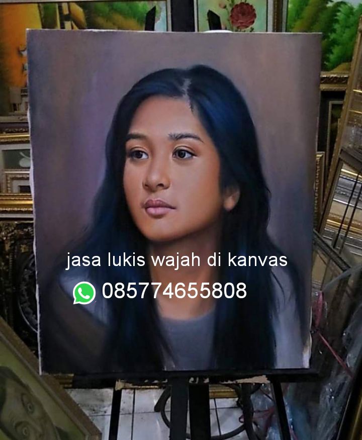 Jasa lukis wajah karawang,jasa lukis wajah terdekat,jasa lukis wajah dikanvas,pelukis karawang,tempat lukisan di karawang,